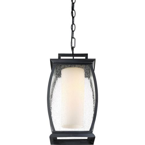  Quoizel TRE1909K One Light Outdoor Hanging Lantern, Large, Mystic Black