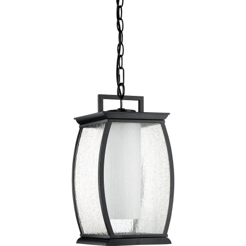  Quoizel TRE1909K One Light Outdoor Hanging Lantern, Large, Mystic Black