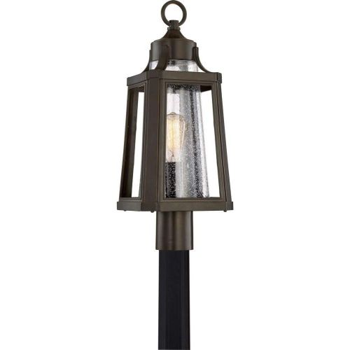  Quoizel Wall LTE8406PN One Light Outdoor Lantern, Small, Palladian Bronze