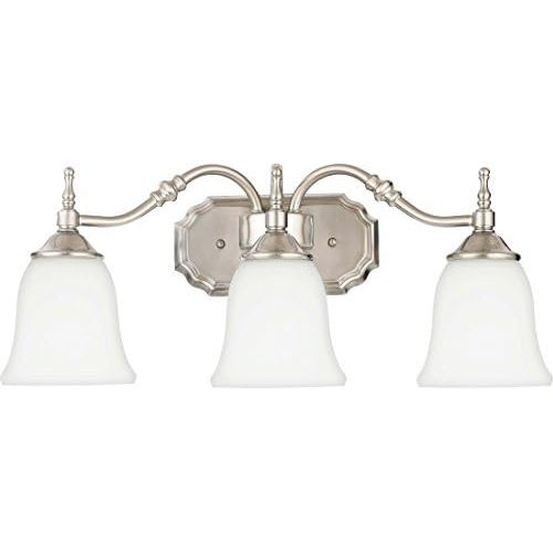  Quoizel TT8743BN Tritan 3-Light Bath Light, Brushed Nickel