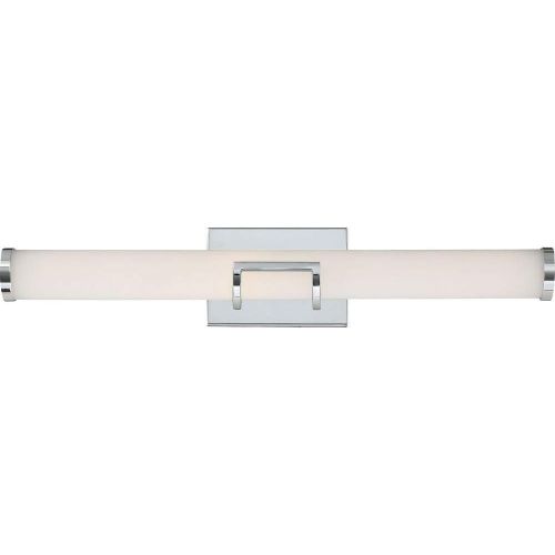  Quoizel PCBT8526C Platinum Collection Baton 120V Integrated LED Bath Light, Polished Chrome