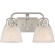 Quoizel DBN8602BN 2-Light Dublin Bath Light in Brushed Nickel