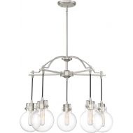 Quoizel SDL5005BN Sidwell Chandelier, Brushed Nickel