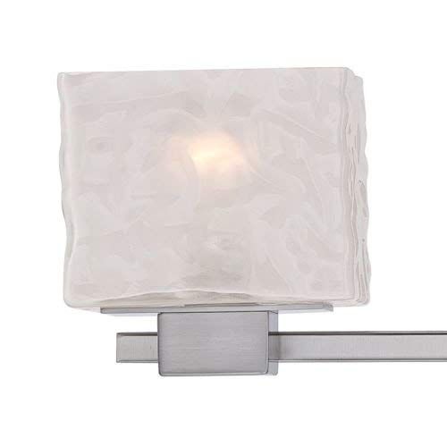  Quoizel MLD8604BN Melody Vanity Bath Lighting, 4-Light, 400 Watts, Brushed Nickel (7 H x 33 W)