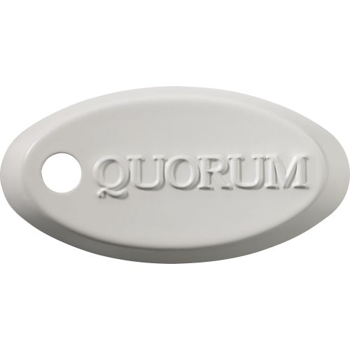  Quorum International 51306-8 6 Blade Patio Fan, 30, Studio White