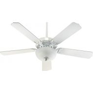 Quorum 77525-9206, Capri III White 52 Ceiling Fan with Light