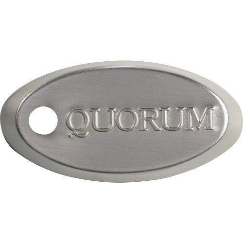  Quorum 70443-65, Nikko Satin Nickel Flush Mount 44 Ceiling Fan with Light & Wall Control