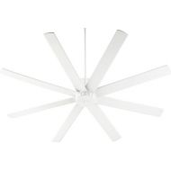 Quorum 96728-8 Proxima 72 Ceiling Fan with Wall Control, Studio White