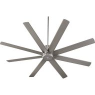 Quorum 96728-65 Proxima 72 Ceiling Fan with Wall Control, Satin Nickel