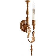 Quorum Lighting 5406-1-94, Salento Torchiere Wall Sconce Lighting, 20 Watts, French Umber