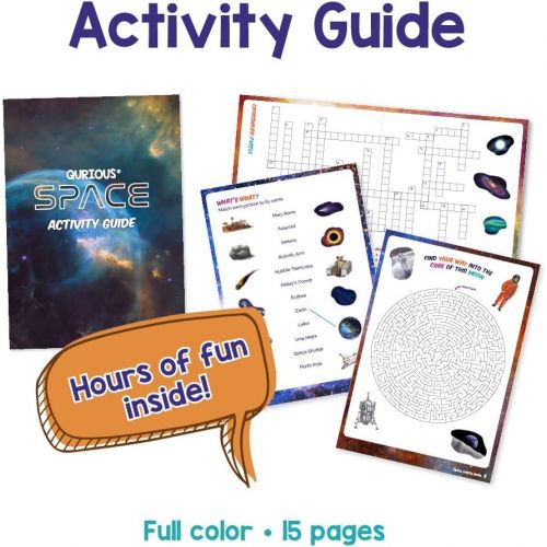  [아마존베스트]Qurious Space Kids Explorer Telescope Gift Kit Eco Carry Case 1750| Children