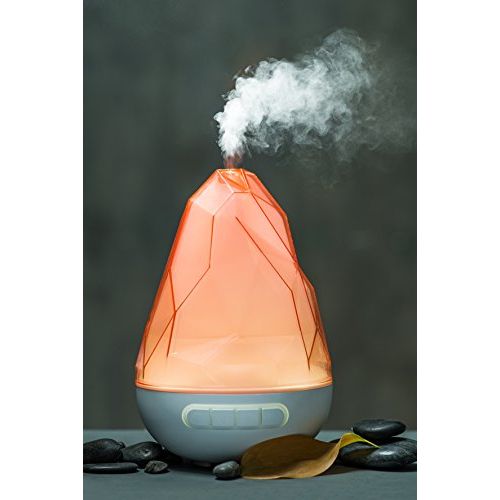  Quuoz Rockano 200ml Cool Mist Ultrasonic Humidifier by Quooz with Aromatherapy Essential Oil Diffuser Has...