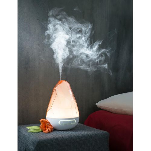  Quuoz Rockano 200ml Cool Mist Ultrasonic Humidifier by Quooz with Aromatherapy Essential Oil Diffuser Has...