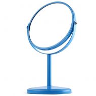 Qxx 360 degree rotating mirror double sided 3 times magnifying glass HD beauty princess dressing table mirror...