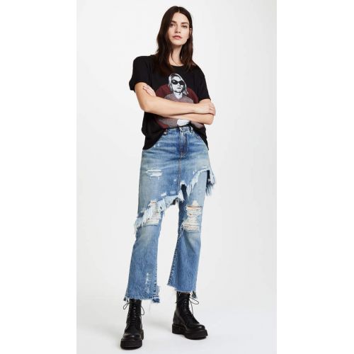  R 13 Double Classic Skirted Jeans