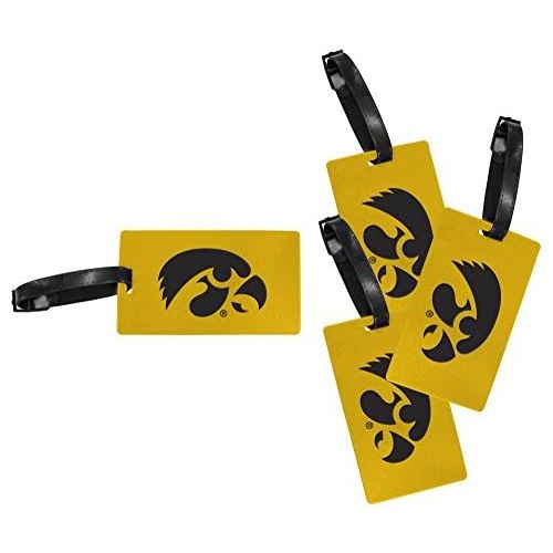  R and R Imports Iowa Hawkeyes Luggage Tag 4-Pack