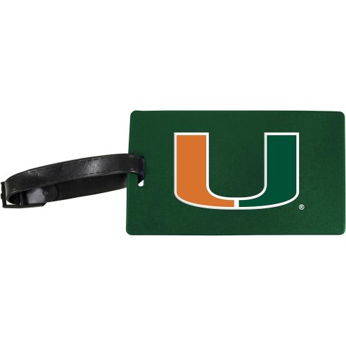  R and R Imports Miami Hurricanes Luggage Tag 2-Pack