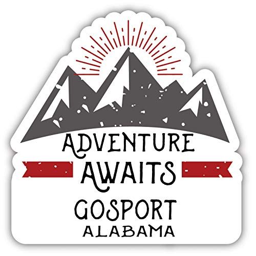  R and R Imports Gosport Alabama Souvenir 4 Inch Vinyl Decal Sticker