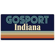 R and R Imports Gosport Indiana 5 x 2.5-Inch Fridge Magnet Retro Design
