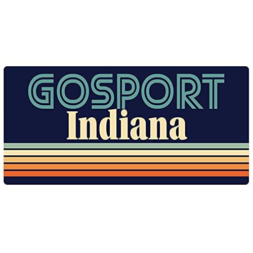  R and R Imports Gosport Indiana 5 x 2.5-Inch Fridge Magnet Retro Design