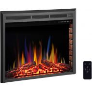 R.W.FLAME 36 Electric Fireplace Insert ,Recessed Electric Stove Heater,Touch Screen,Remote Control,750W-1500W with Timer & Colorful Flame Option