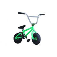 R4 Monster Green Complete Pro Mini BMX Bicycle Trick Jump Freestyle W/Pegs