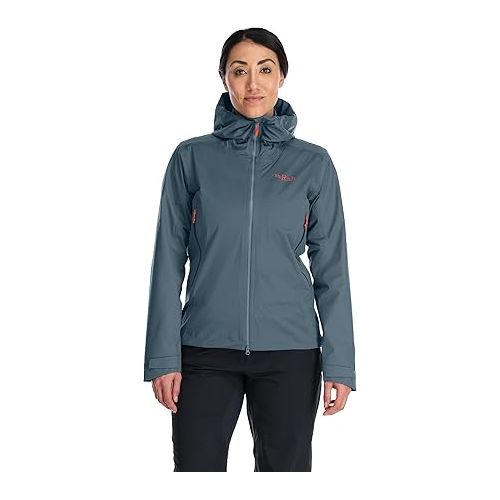  RAB Women’s Kinetic Alpine 2.0 Waterproof Breathable Jacket for Climbing & Mountaineering.