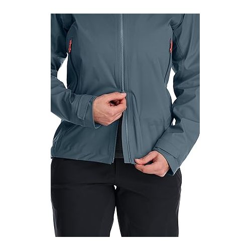  RAB Women’s Kinetic Alpine 2.0 Waterproof Breathable Jacket for Climbing & Mountaineering.