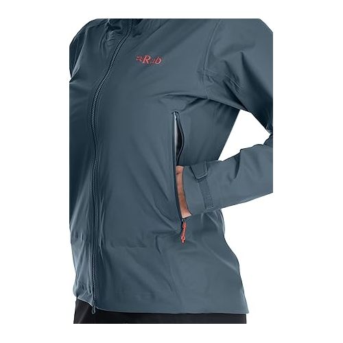  RAB Women’s Kinetic Alpine 2.0 Waterproof Breathable Jacket for Climbing & Mountaineering.