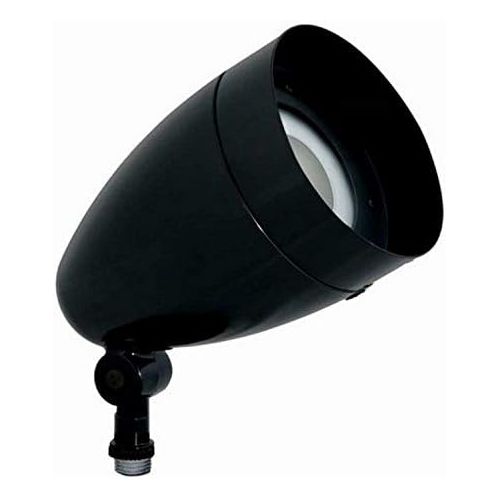  RAB HBLED13YB LED Flood 13W Warm Led Bullet with Hood and Lens, Black Color