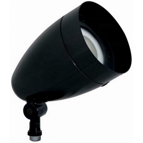  RAB HBLED13YB LED Flood 13W Warm Led Bullet with Hood and Lens, Black Color
