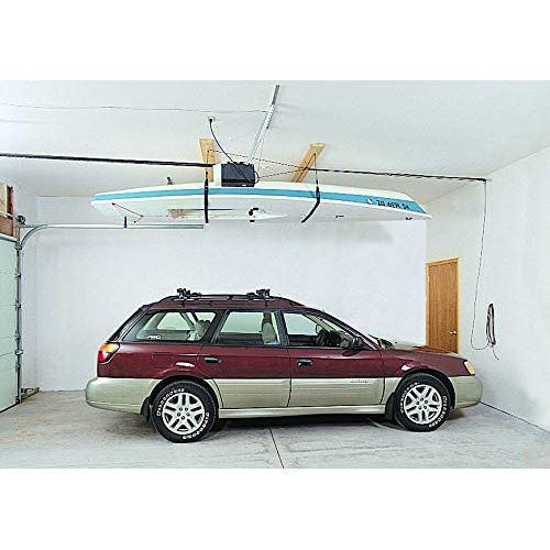  RAD HARKEN SUP, Canoe, and Kayak Garage Storage Ceiling Hoist | 4 Point System | 4:1 Mechanical Advantage | Easy Lift, Single-Person, Hanger, Pulley, Paddleboard, Boat