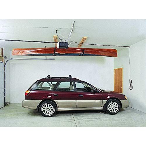  RAD HARKEN SUP, Canoe, and Kayak Garage Storage Ceiling Hoist | 4 Point System | 4:1 Mechanical Advantage | Easy Lift, Single-Person, Hanger, Pulley, Paddleboard, Boat