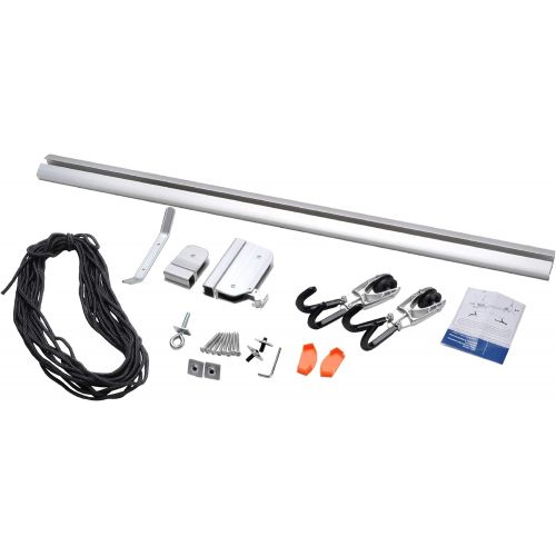  RAD Cycle products Rail Mount Bike and Ladder Lift for Your Garage or Workshop Holds up to 75 Pounds No Mounting Board Needed