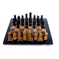 RADICALn Black and Golden Marble Chess Set (Blackandgold)