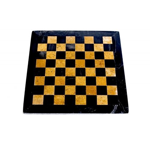  RADICALn Black and Golden Marble Chess Set (Blackandgold)