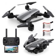 [아마존핫딜][아마존 핫딜] RAGU 1080P Foldable RC Drone, SX20 2.4GHz Remote/Phone/Tablet Controlled RTF Quadcopter with 120° Wide-Angle Full HD Camera Video Headless RTH 360° Flip