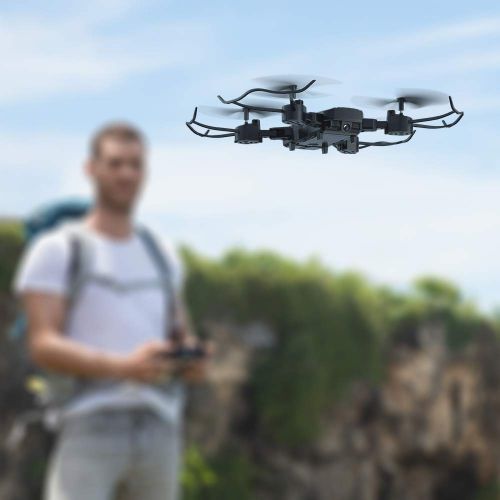  [아마존핫딜][아마존 핫딜] RAGU 1080P Foldable RC Drone, SX20 2.4GHz Remote/Phone/Tablet Controlled RTF Quadcopter with 120° Wide-Angle Full HD Camera Video Headless RTH 360° Flip