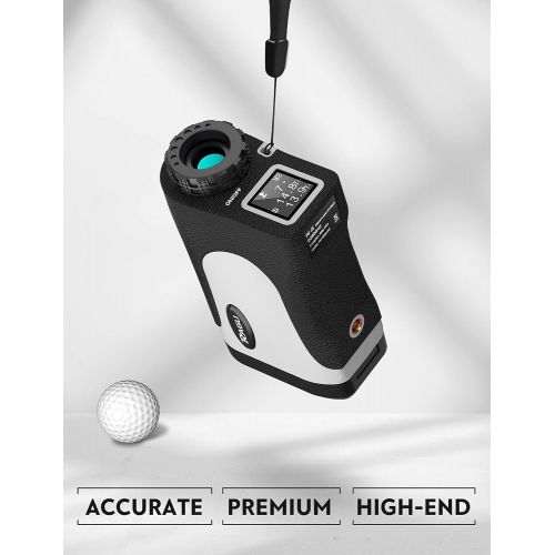  RAGU Rangefinder, DZ600AG Laser Rangefinder for Hunting & Golfing Sports & Distance Measuring with High-Precision Flag Pole Locking Vibration Function?Slope Mode Continuous Scan