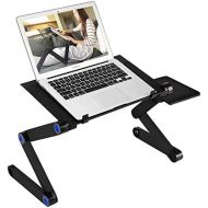 [아마존베스트]RAINBEAN Foldable Bed Tray Lap Desk, Portable Lap Desk with Phone Slots Notebook Table Dorm Desk, Small Desk Folding Small Dormitory Table (Beige)