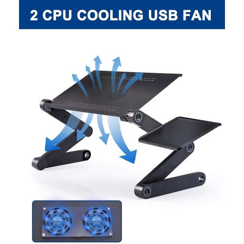  [아마존베스트]RAINBEAN Foldable Bed Tray Lap Desk, Portable Lap Desk with Phone Slots Notebook Table Dorm Desk, Small Desk Folding Small Dormitory Table (Beige)