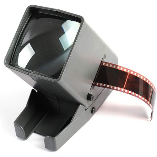  [아마존베스트]RAINBEAN USB Powered 35mm Negative Slide Film Viewer, Old Slides Scanner Portable LED Lighted Negative Viewing  3X Magnification, Handheld Projector Suit for 2 × 2 Slides
