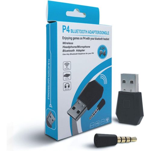  [아마존베스트]PS4 Bluetooth Dongle Adapter USB 4.0 RALAN,Wireless Mini Microphone USB Audio Adapter Receiver Compatible with PS4 Playstation/Support A2DP HFP HSP