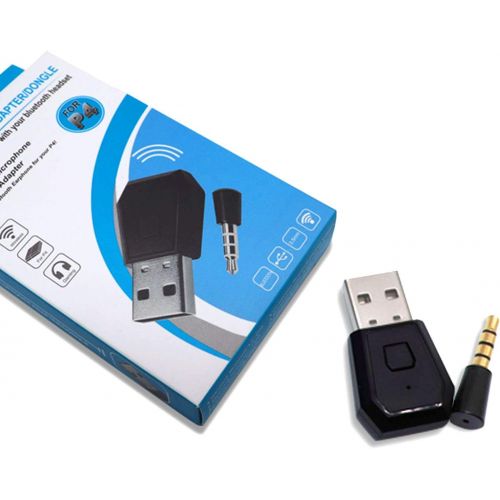  [아마존베스트]PS4 Bluetooth Dongle Adapter USB 4.0 RALAN,Wireless Mini Microphone USB Audio Adapter Receiver Compatible with PS4 Playstation/Support A2DP HFP HSP