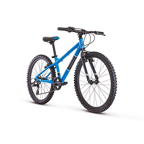  RALEIGH Bikes Rowdy 24 Kids Mountain Bike for Boys Youth 9-12 Years Old, Blue