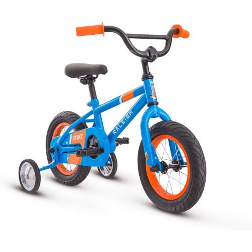  [아마존베스트]RALEIGH Bikes MXR 12 Kids Bike with Training Wheels for Boys Youth 2-4 Years Old, Blue