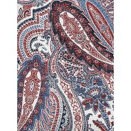 RALPH LAUREN Laveen Paisley Red Tablecloth, 60-by-120 Inch Oblong Rectangular
