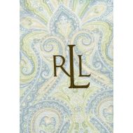 RALPH LAUREN Ralph Lauren Fenton Paisley Aqua Tablecloth, 60-by-104 Inches