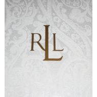 RALPH LAUREN Ralph Lauren Paisley White Tablecloth, 70-by-84 Inch Oblong Rectangular