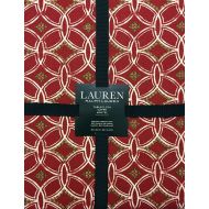 RALPH LAUREN Ralph Lauren Hampstead Red Christmas Holiday Tablecloth | 60 x 104